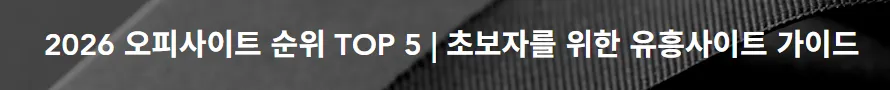 오피사이트 1